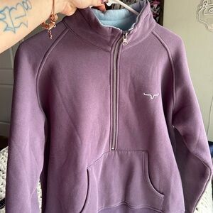 Purple Kimes Half-Zip Sweatshirt